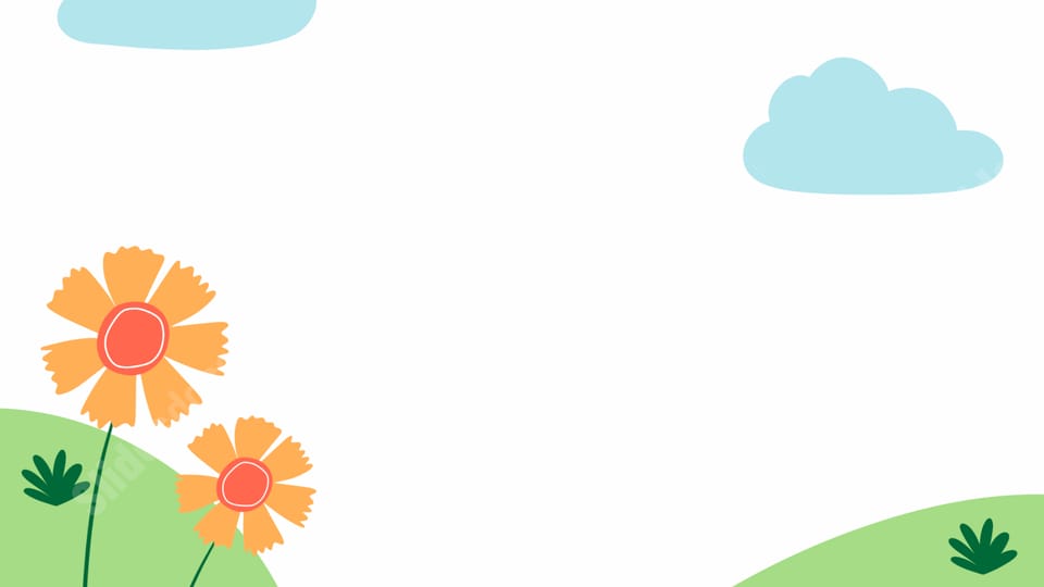 flower playful garden week cute powerpoint background