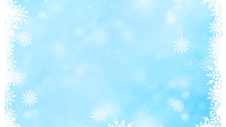glitter cold winter white nature merry christmas powerpoint background