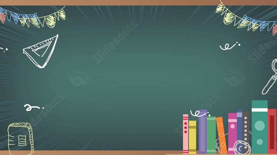 green education training minimalist powerpoint background