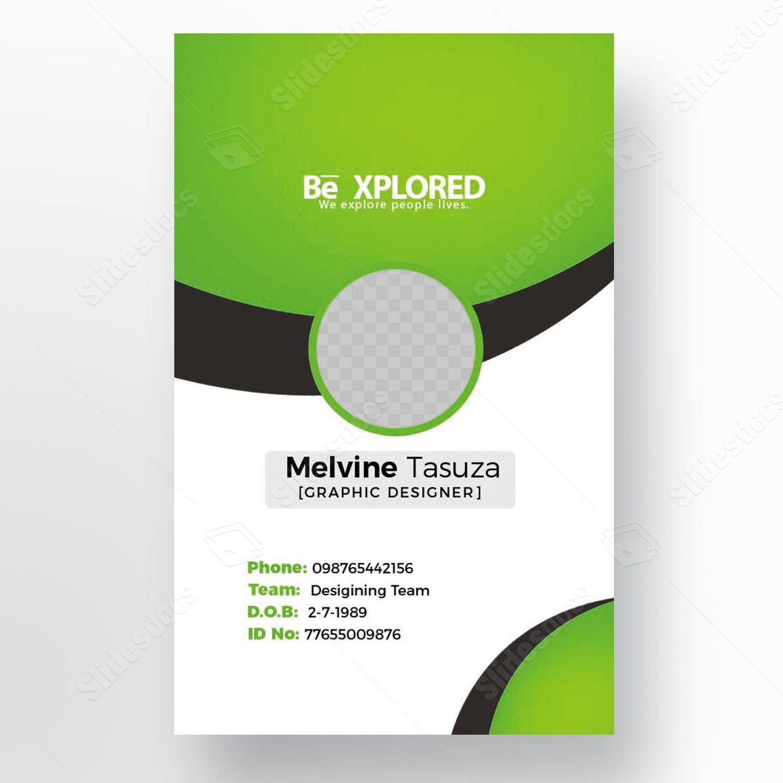 green play annual store modern professional abstract word template