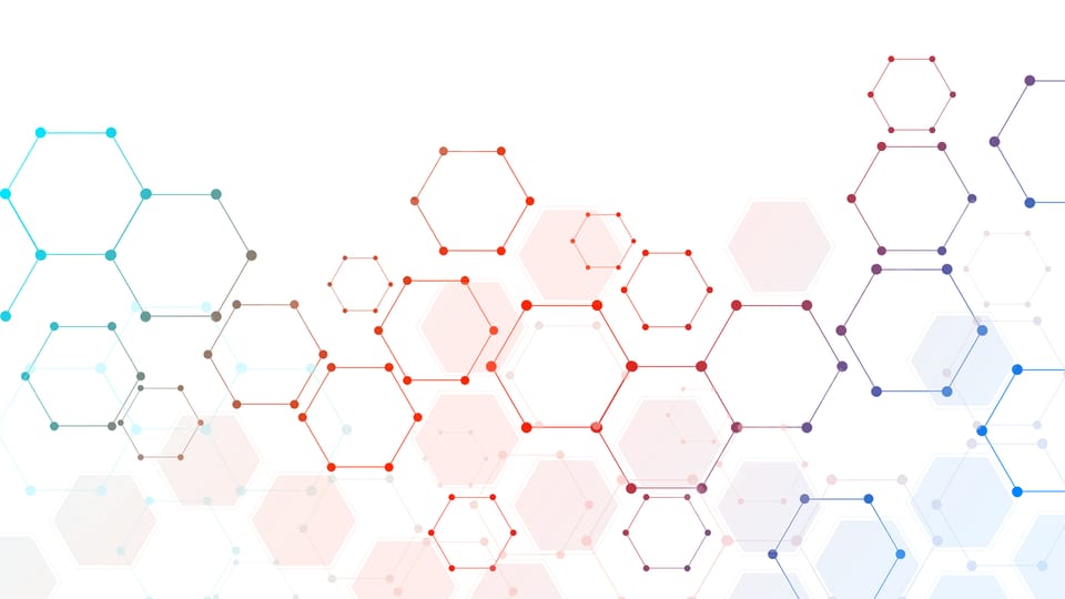 health digital science system medicine polygonal texture geometric pattern powerpoint background
