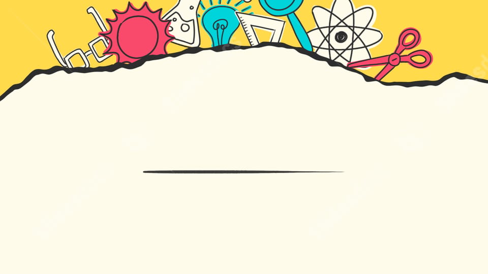 line art cartoon class awards certificates education powerpoint background