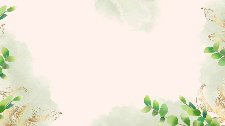 line green leaves line art texture cartoon nature powerpoint background