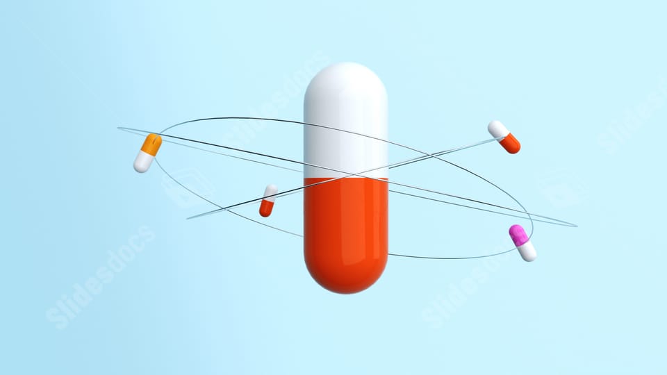 medical drug pill chemistry powerpoint background