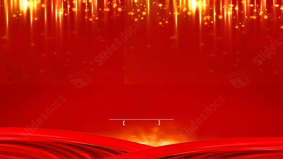 Background Powerpoint Màu Đỏ Đen Mờ Tròn Bong Bóng Rạp Hát Trừu Tượng Đẹp