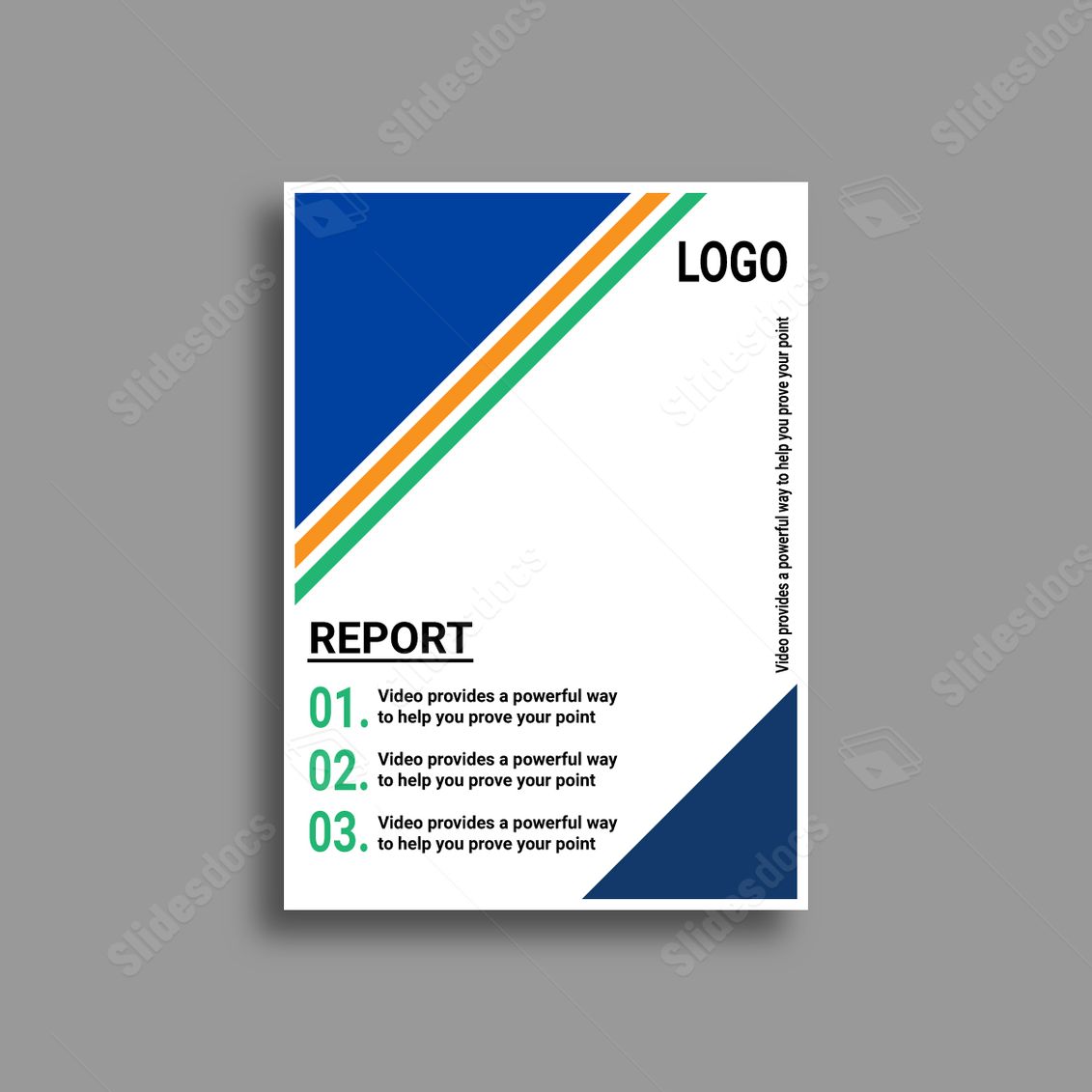 report web branding annual pattern abstract modern word template