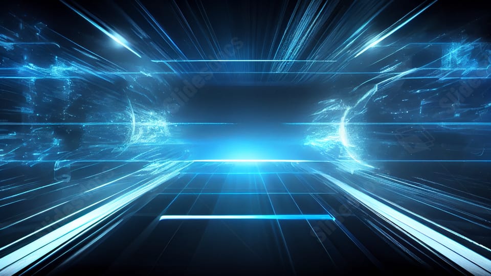 sci-fi future technology sense powerpoint background