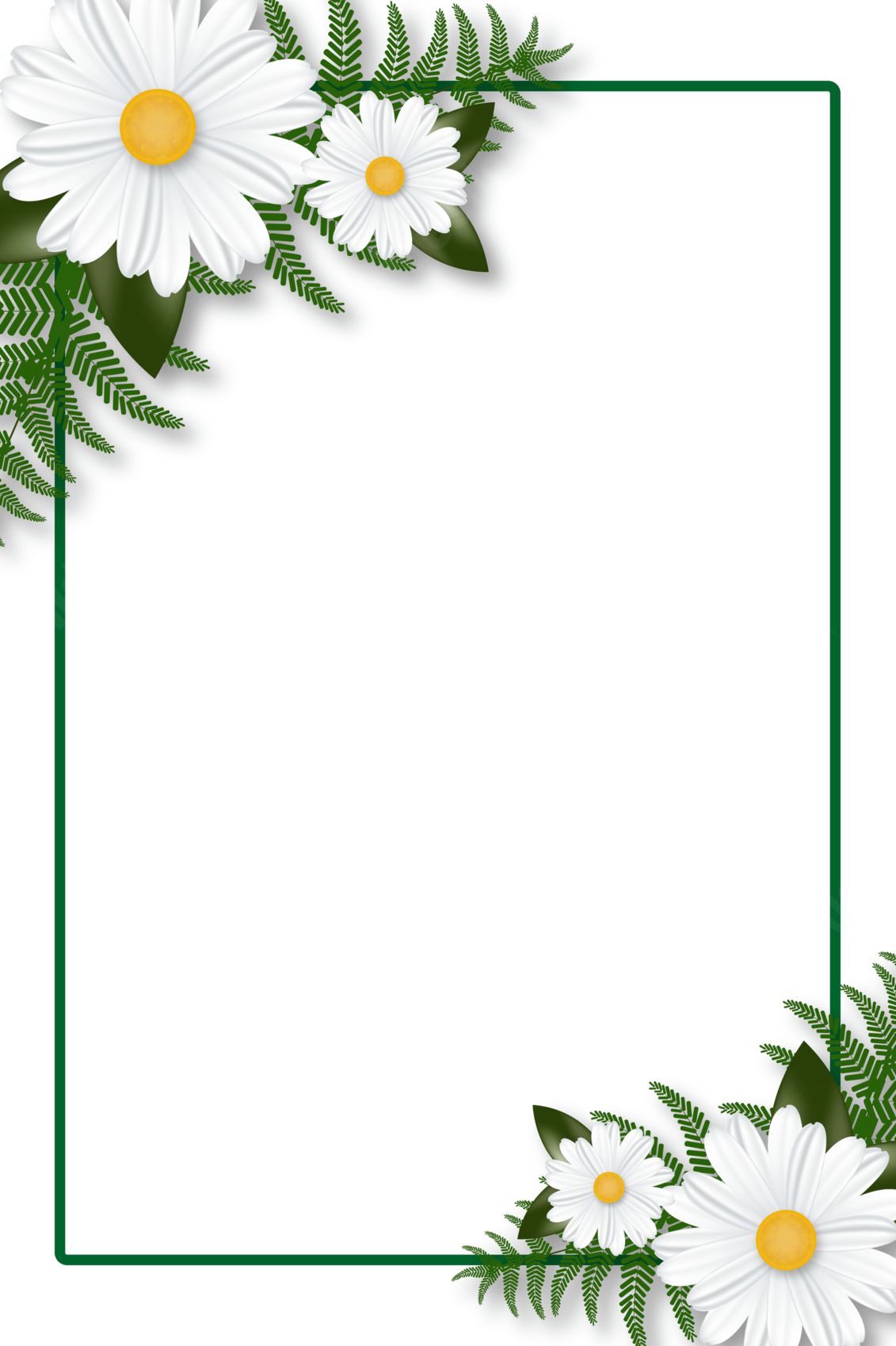 soft pale flower border designs page border background word template