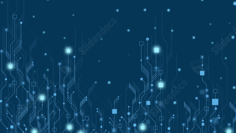 technology digital abstract white future business powerpoint background