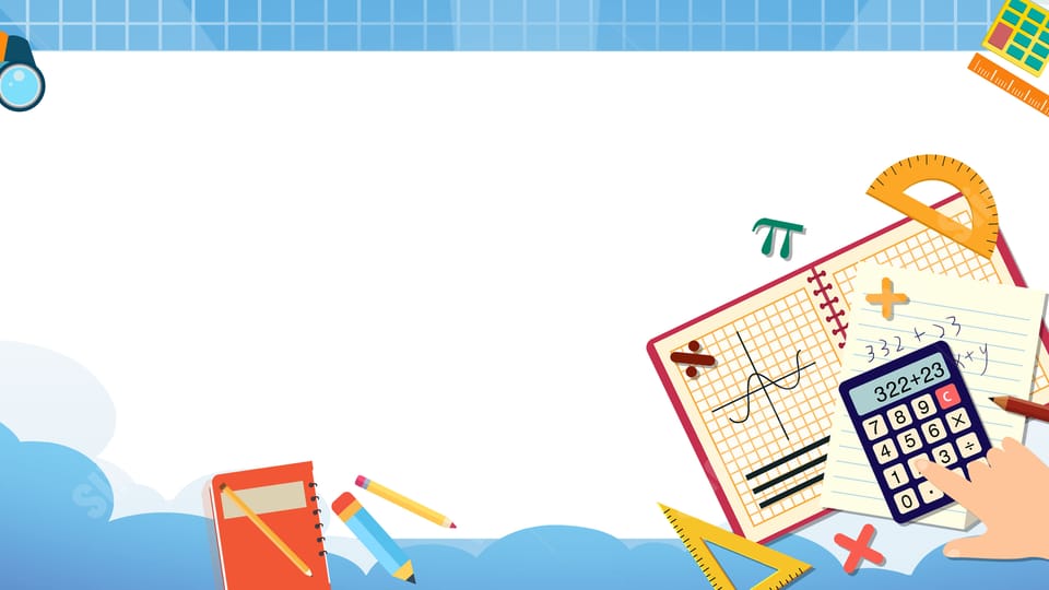 vacation education summer math class powerpoint background