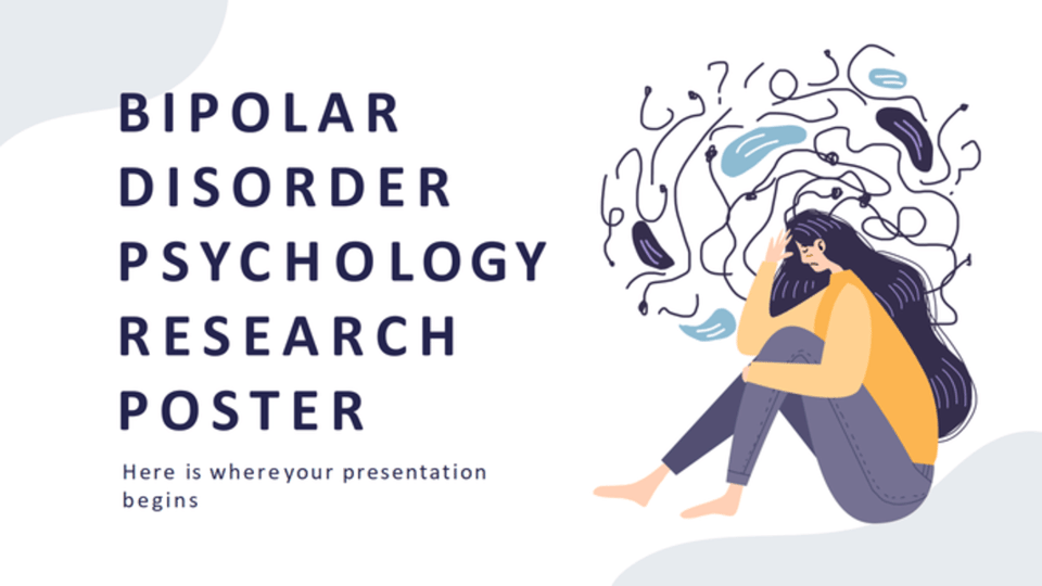 Research on the Psychology of Bipolar Disorder Template For Google Slides And Powerpoint -page 0